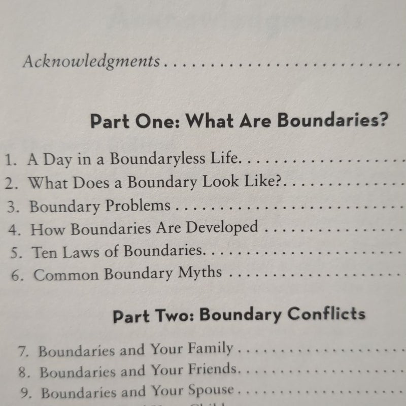 Boundaries Updated and Expanded 2017 for the Digital Age