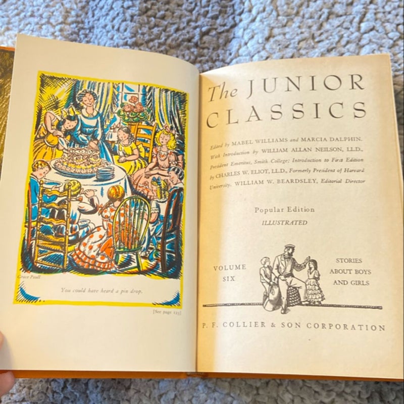 The junior classics: stories about boys and girls