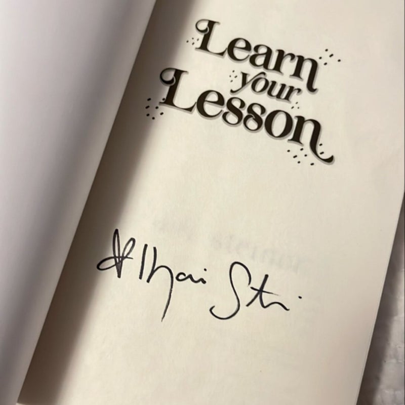 Learn Your Lesson: Special Edition by Kandi Steiner