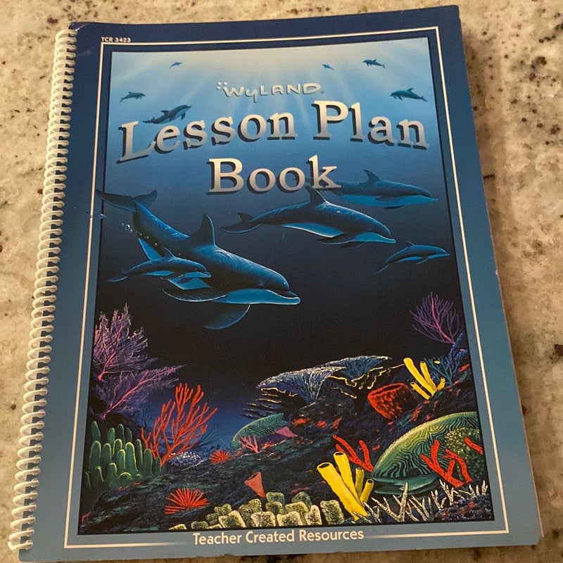 Lesson Plan Book from Wyland