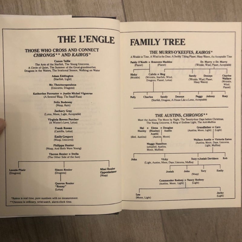 The Time Quartet by Madeleine L'Engle, 2003: 4 Vol in 1; SFBC; A Wrinkle In Time