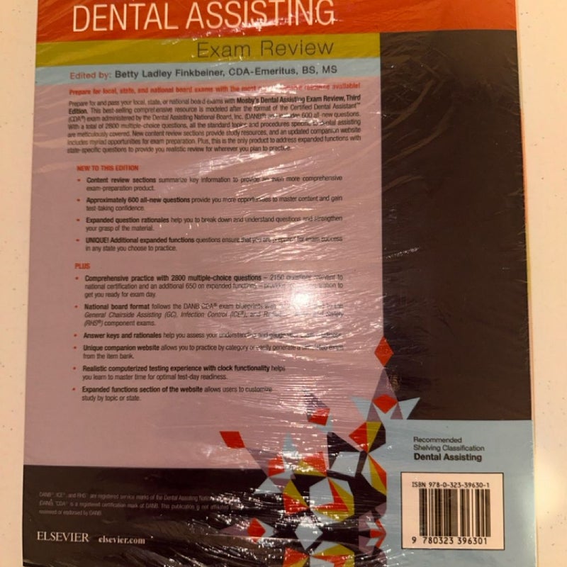 Mosby's Dental Assisting Exam Review