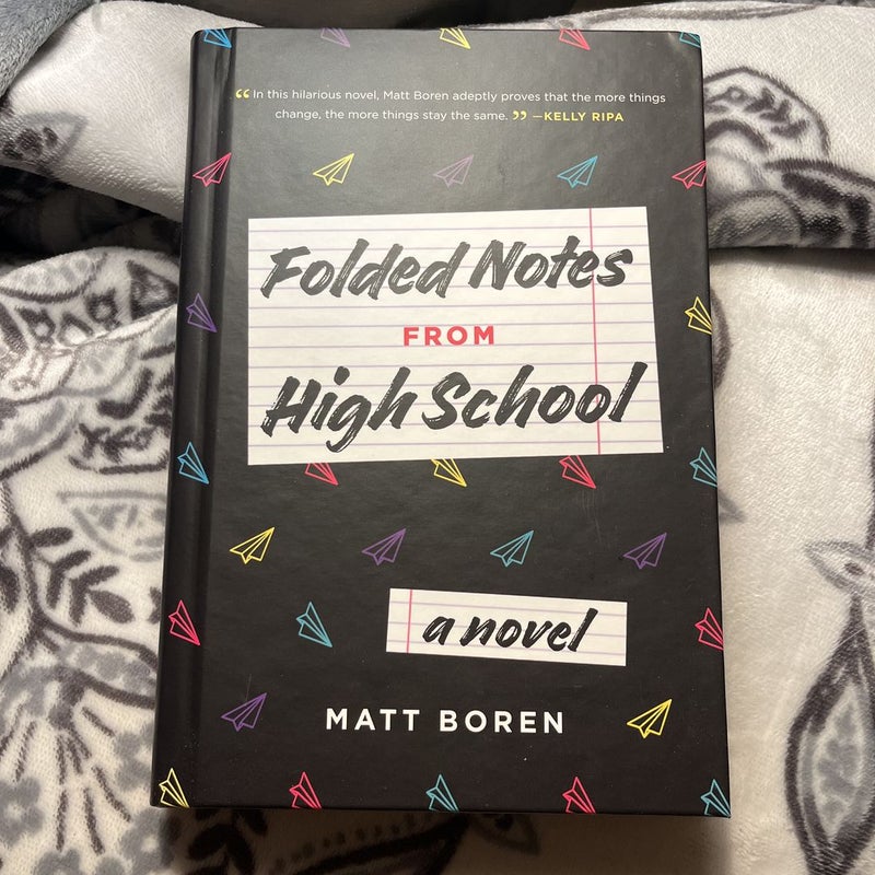 Folded Notes from High School