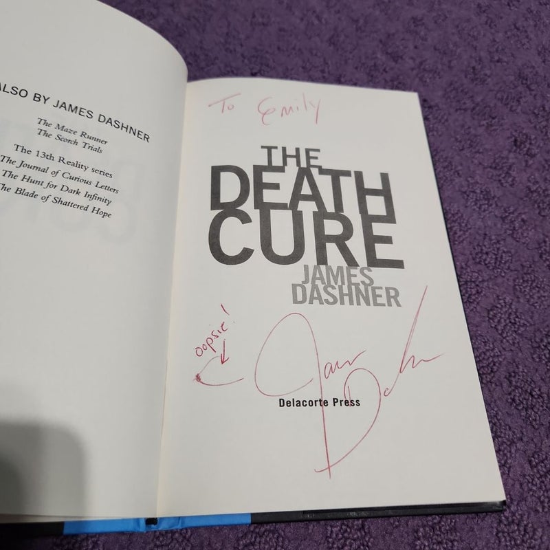 The Death Cure (Signed)