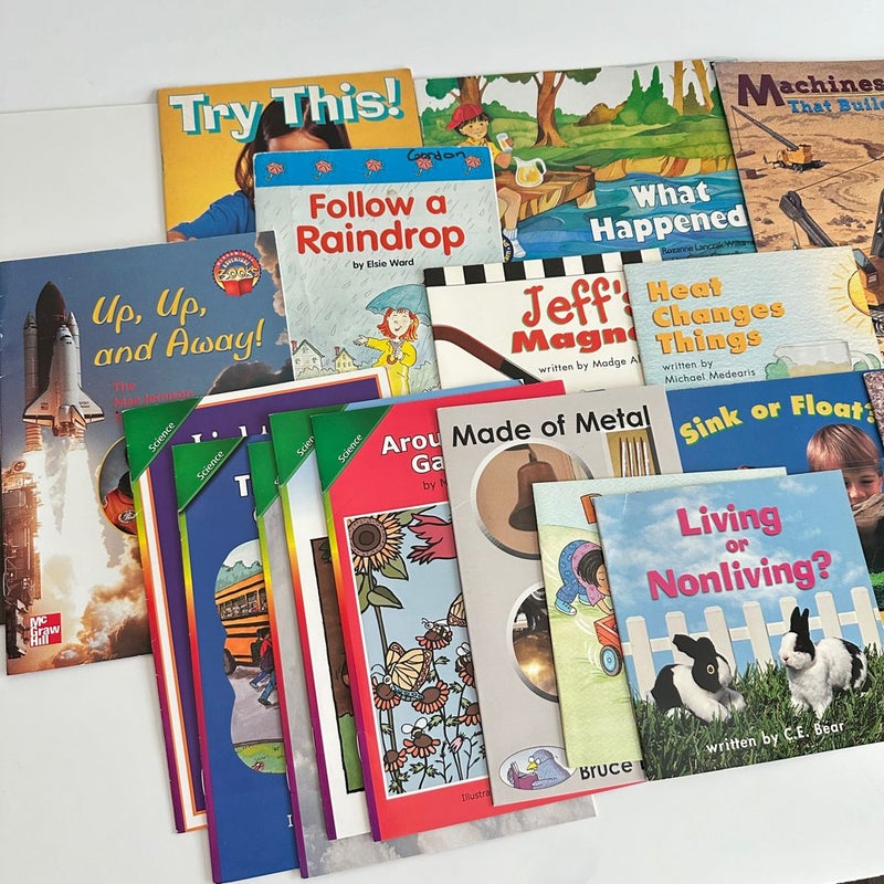 Children Early Readers Science Bundle, 18 books