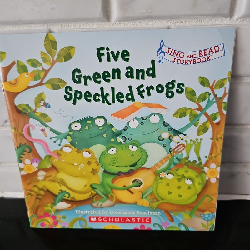 Five Green and Speckled Frogs