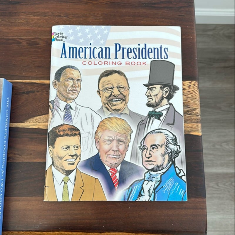 American Presidents Coloring Book