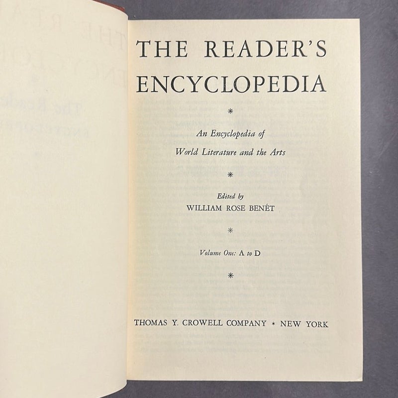 The Reader’s Encyclopedia 