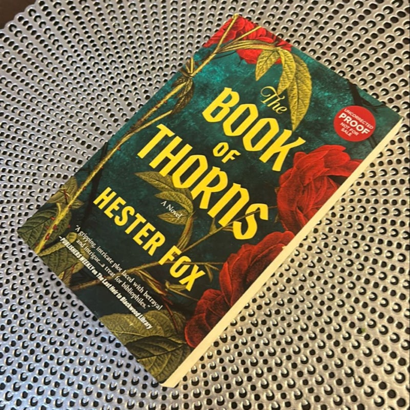 The Book of Thorns (Advanced Readers Copy)