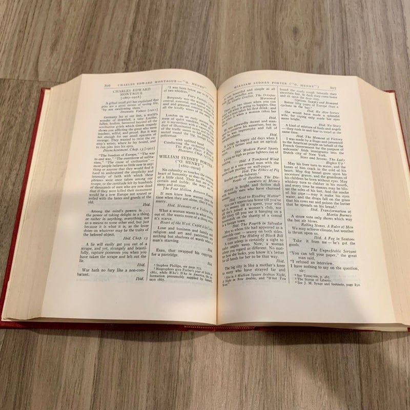 Bartlett’s Familiar Quotations (12th Edition)