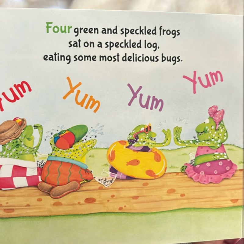 Five Green and Speckled Frogs - A Count-and-Sing Book