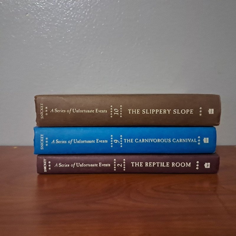 A Series of Unfortunate Events #2,9&10