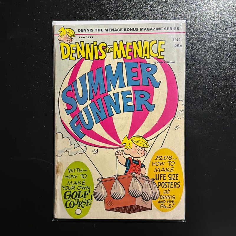 Dennis the Menace Summer Funner 1970 Fawcett