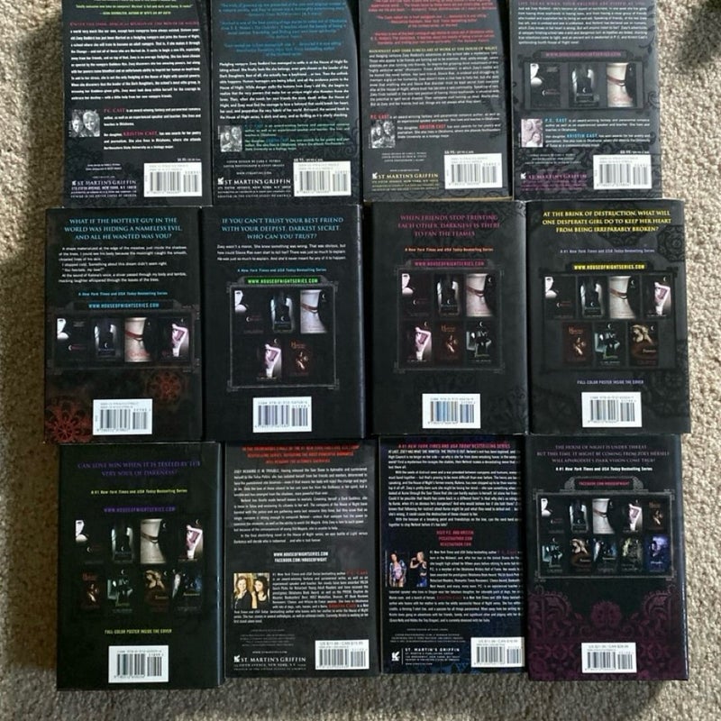 House of Night Series Books 1-12 