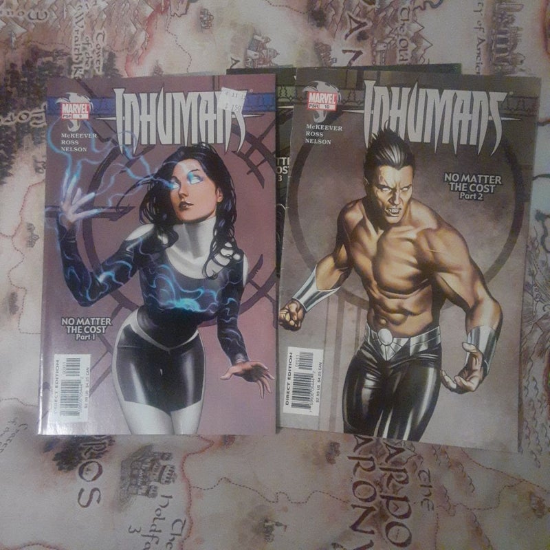 Inhumans Culture Shock , 7-12 Marvel Comic Lot 