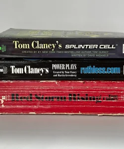Tom Clancy Book Bundle, 3 books