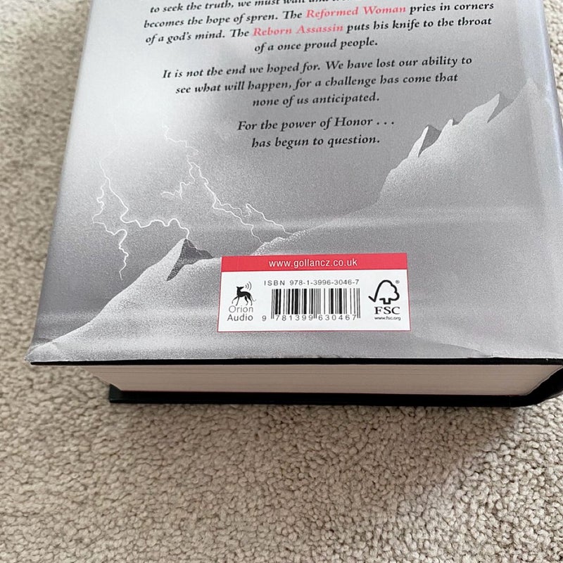 [SIGNED] Wind and Truth UK hardcover