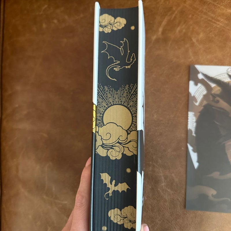 Fourth wing french special edition signed with art