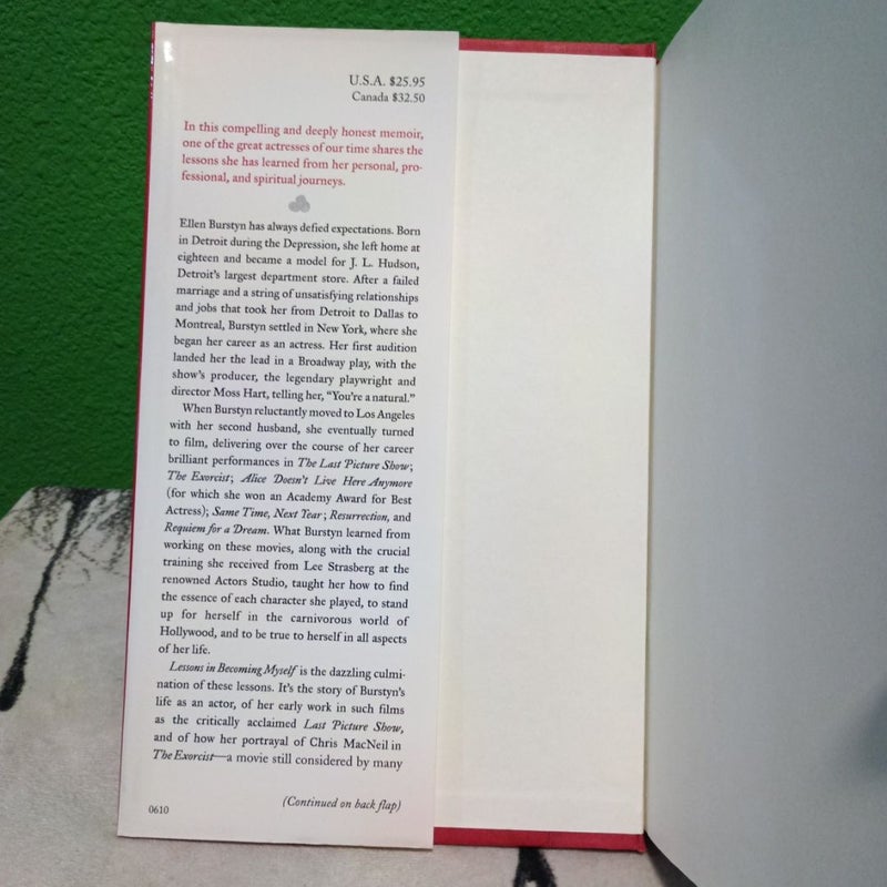 Lessons In Becoming Myself - First Edition (Printing 1)