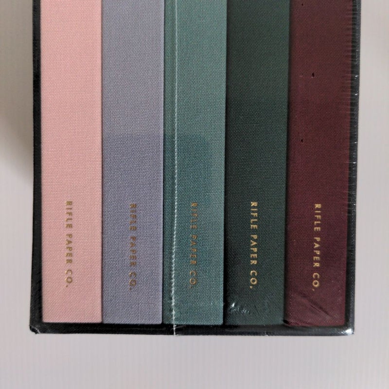 Rifle Paper Co 5-Year Hardcover Journal Set