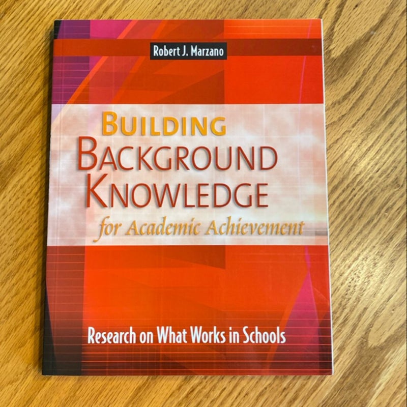 Building Background Knowledge for Academic Achievement