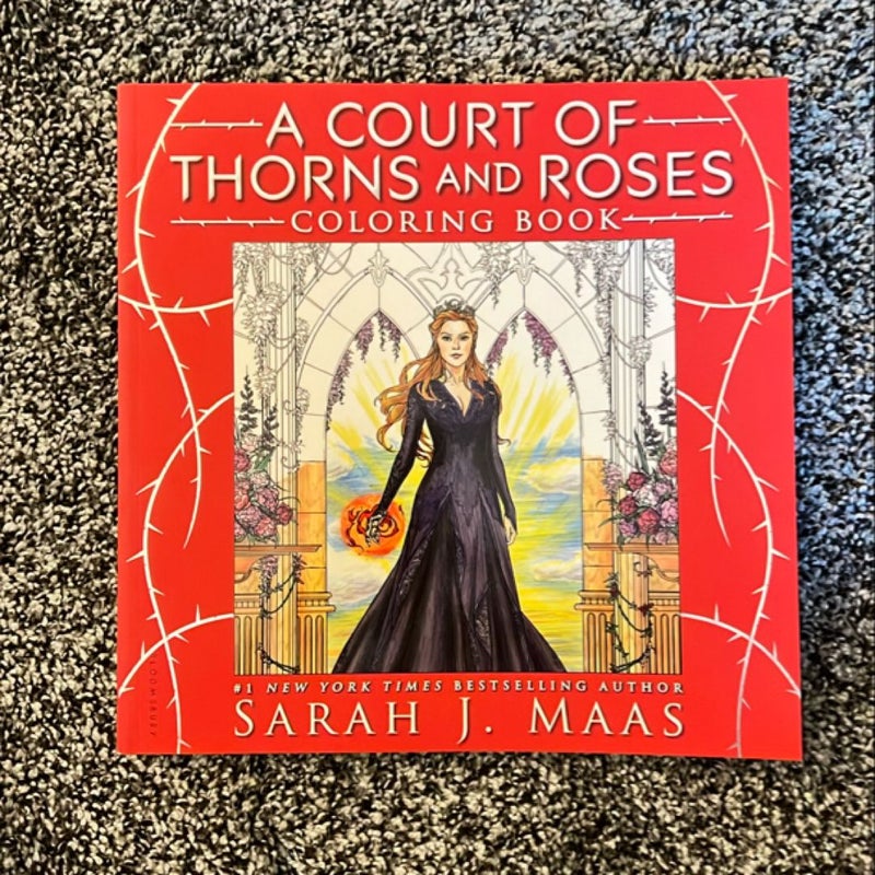 A Court of Thorns and Roses Coloring Book