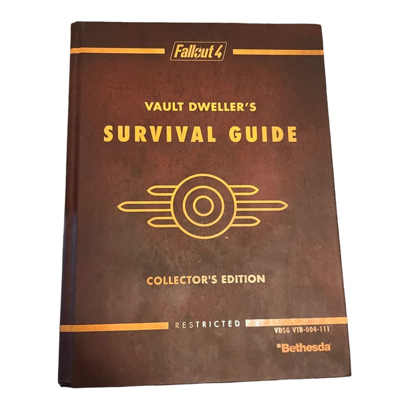 Fallout 4 Vault Dweller's Survival Guide Collector's Edition