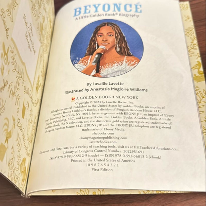 Beyonce: a Little Golden Book Biography (Presented by Ebony Jr. )