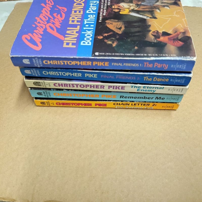 Lot 5 CHRISTOPHER PIKE books