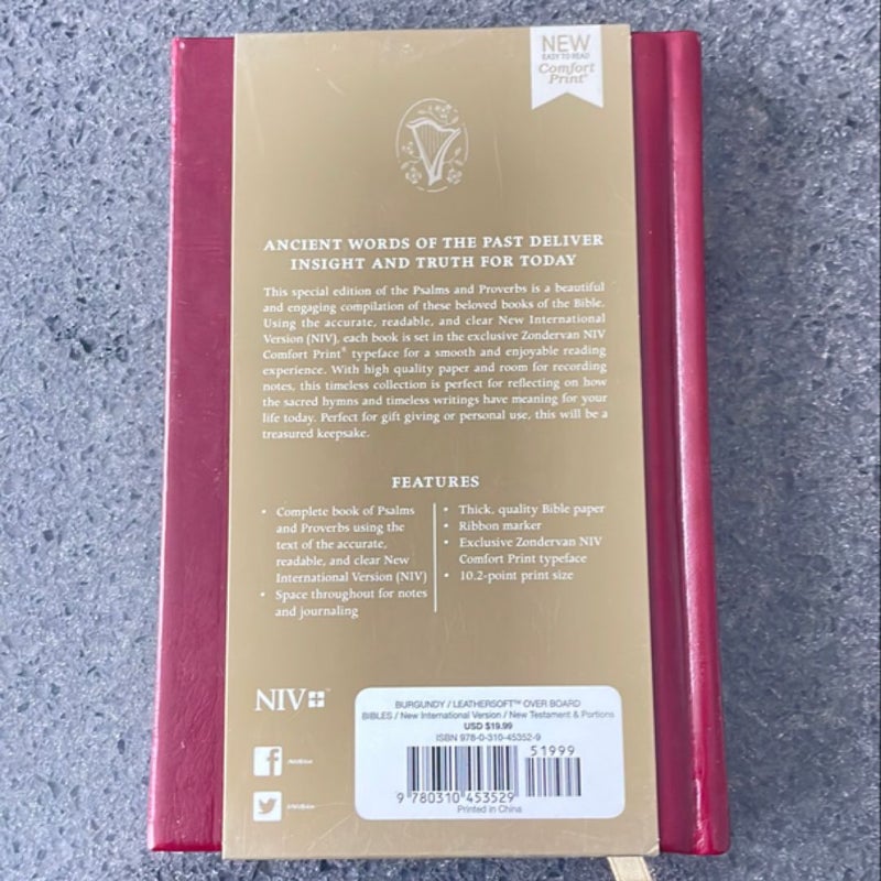 NIV Psalms and Proverbs [Burgundy]
