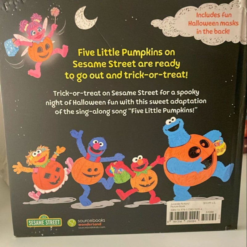 Five Little Pumpkins on Sesame Street