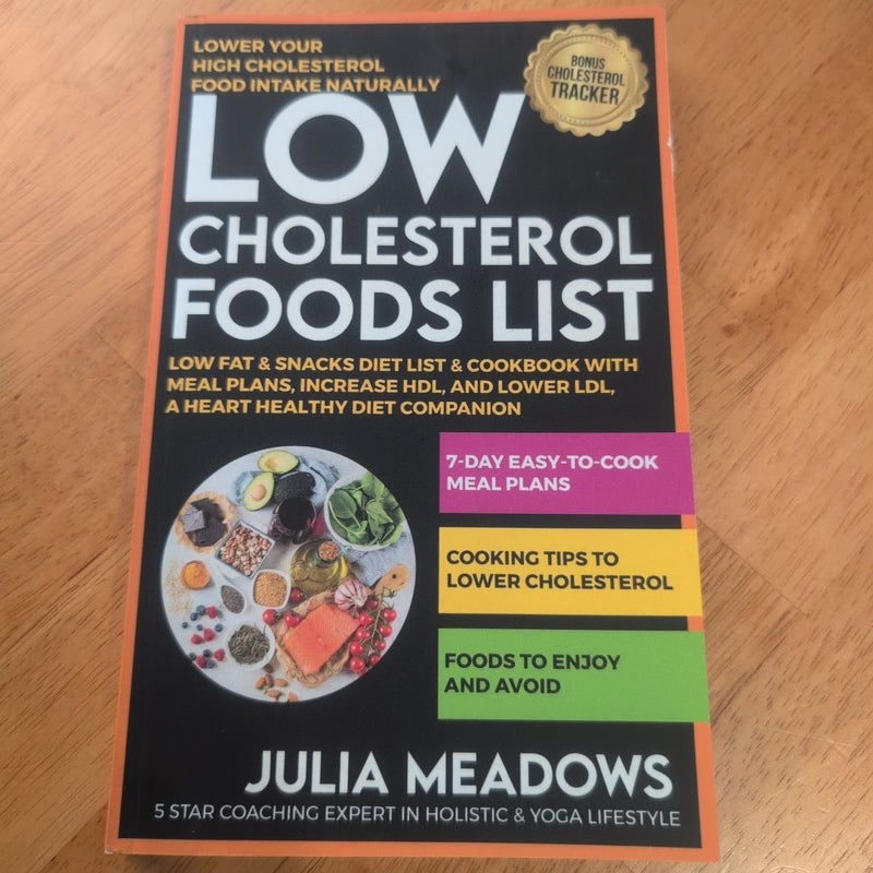 Low Cholesterol Foods List