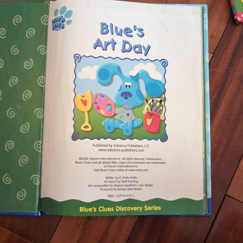 Blue's Art day