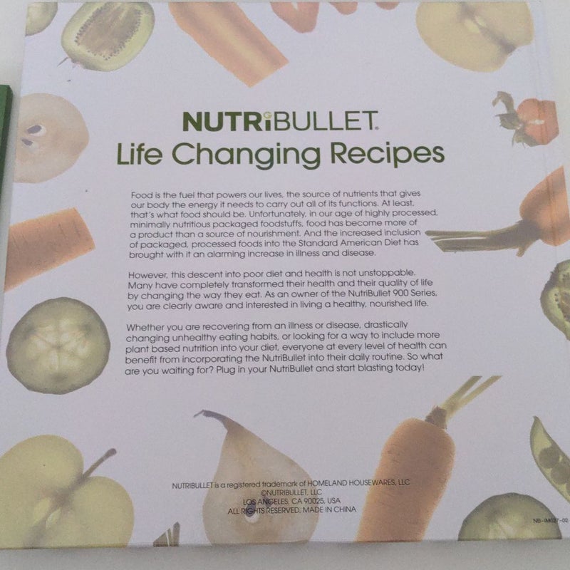 NutriBullet cookbooks (2)