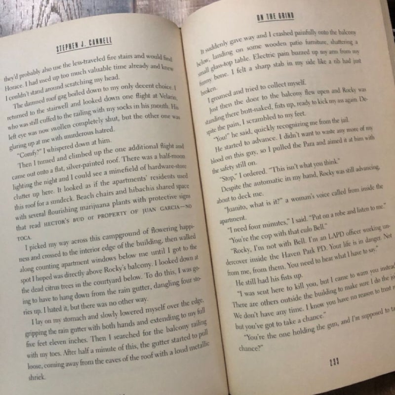 On the Grind by Stephen J. Cannell - A Shane Scully Novel
