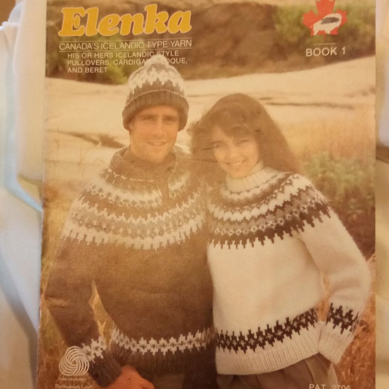 Elenka His and Hers Icelandic Style Sweaters & Cardigan Knitting 