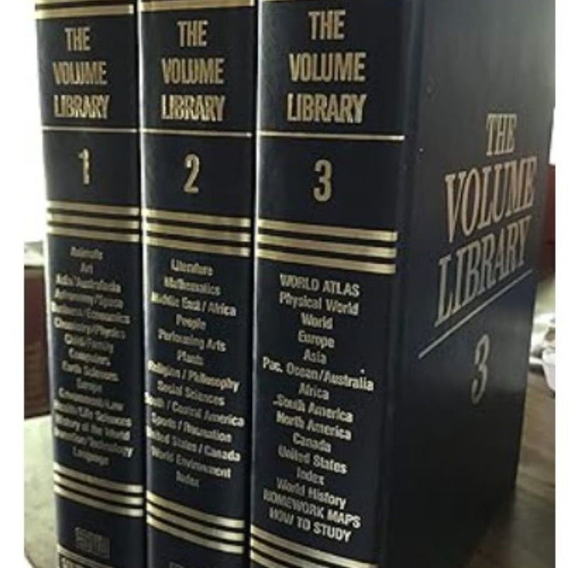 The volume Library set of 3 books Like New condition 