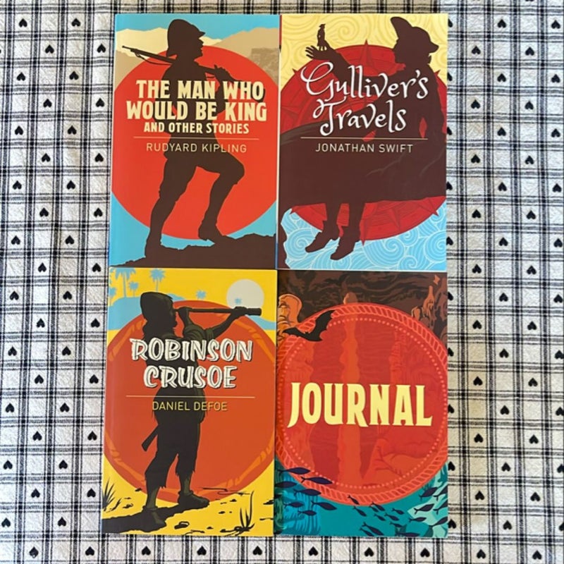 The Great Adventure Collection {Heart of Darkness | The Adventures of Huckleberry Finn | The Last of the Mohicans | The Odysssey | The Man Who Would Be King | Gulliver’s Travels | Robinson Crusoe}