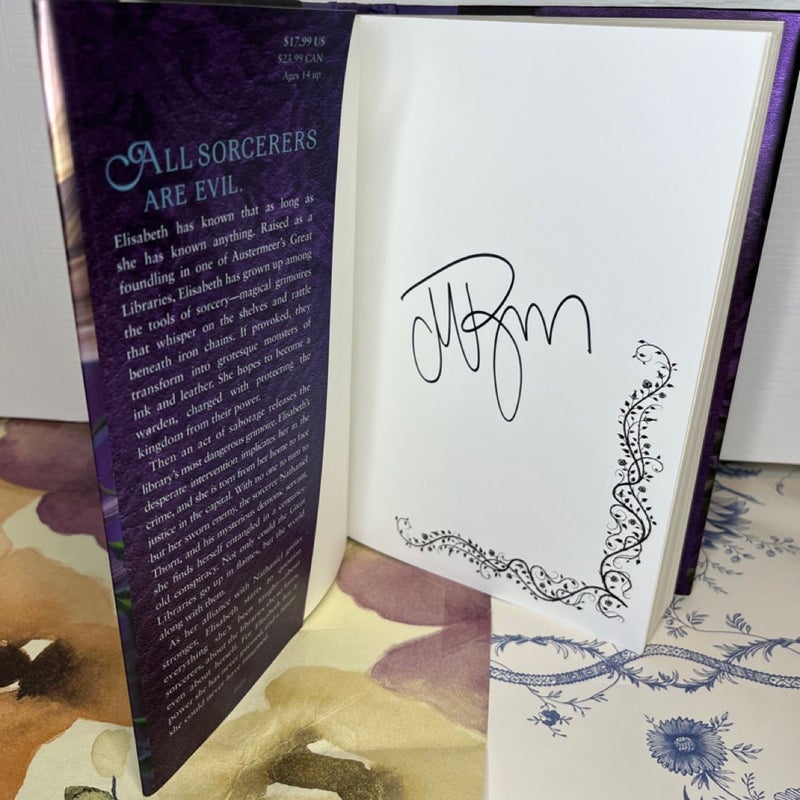 Sorcery of Thorns, special signed edition