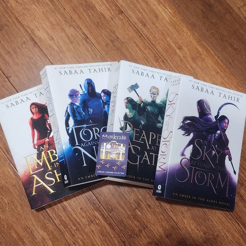 An Ember in the Ashes (Full series collection) + Free Owlcrate Pin 