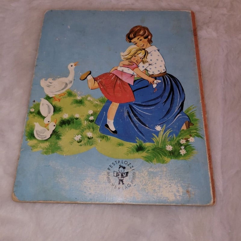 Vintage German Book * Schlafe Mein Prinzchen * Deutsches Kinderbuch * Board Book