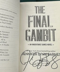 The Inheritance Games Jennifer Lynn Barnes Signed Series