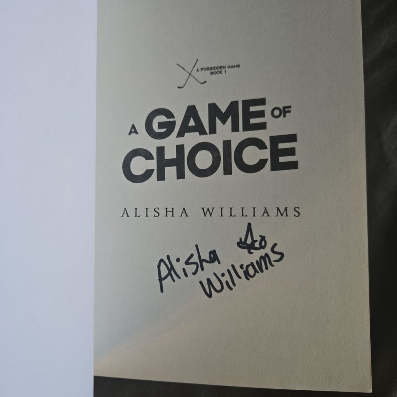 A Game of Choice - Signed 