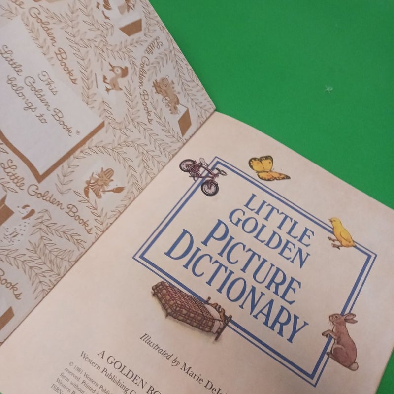 A Little  Golden Picture Dictionary 