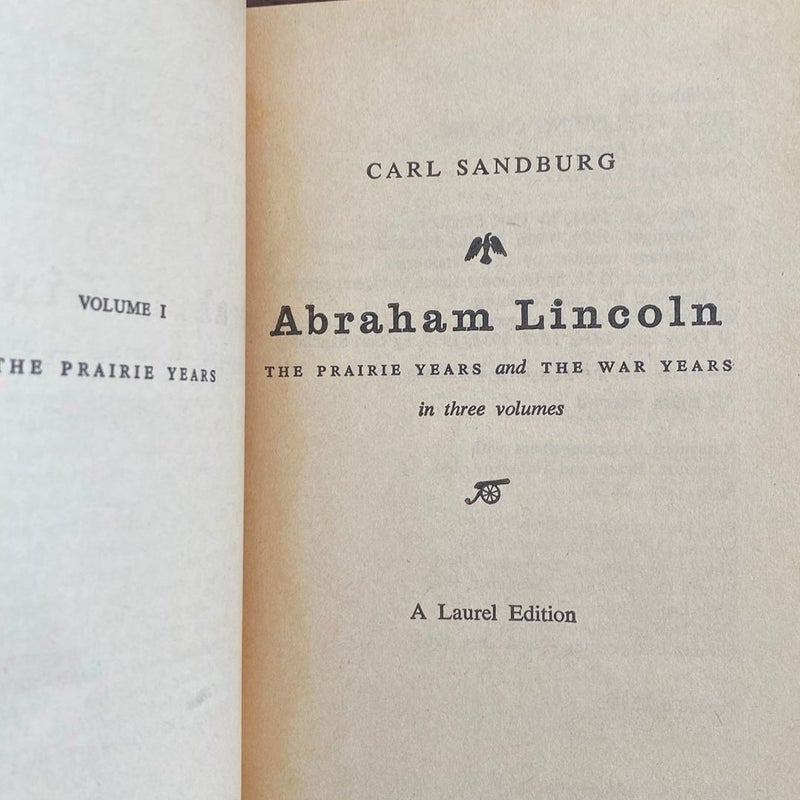 Abraham Lincoln 3 volume set 