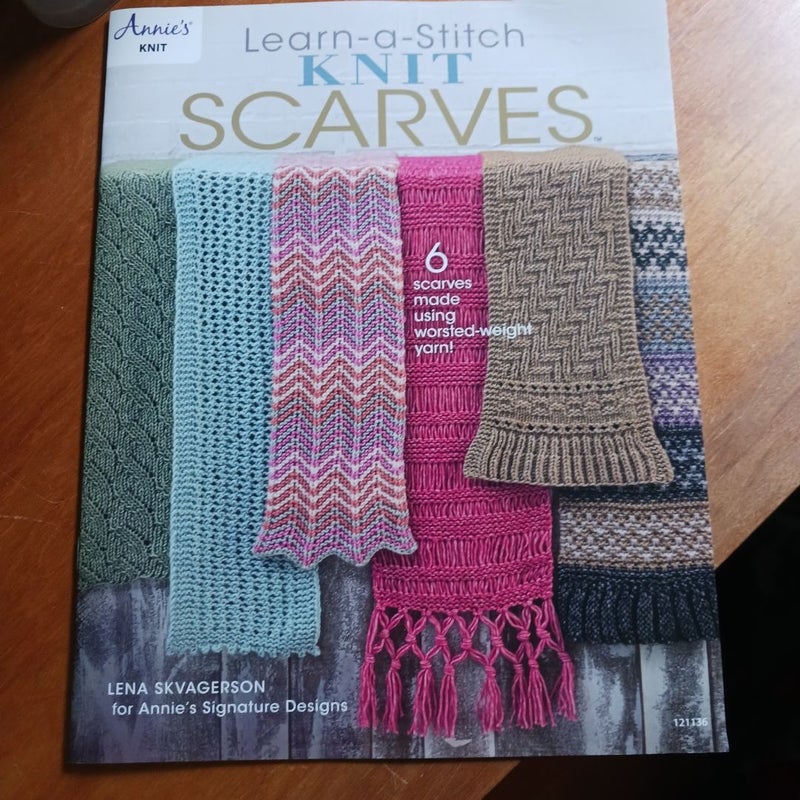 Learn a Stitch Knit Scarves