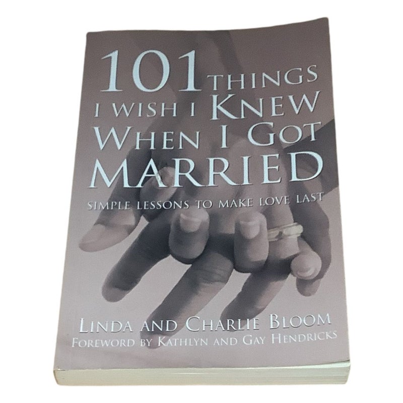 101 Things I Wish I Knew When I Got Married