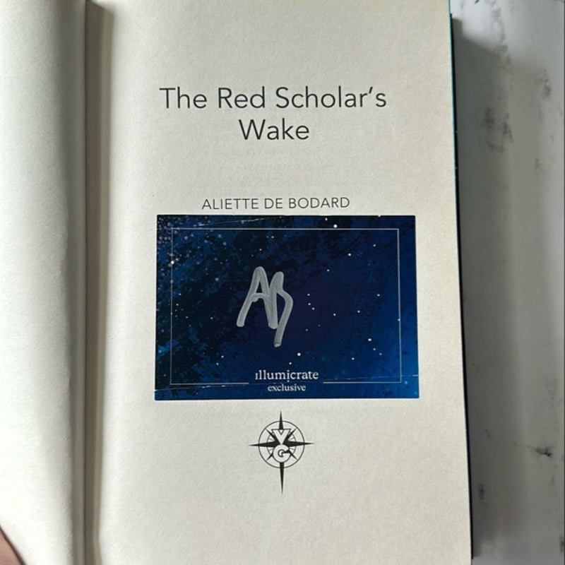 ILLUMICRATE EDITION || SIGNED || The Red Scholar's Wake