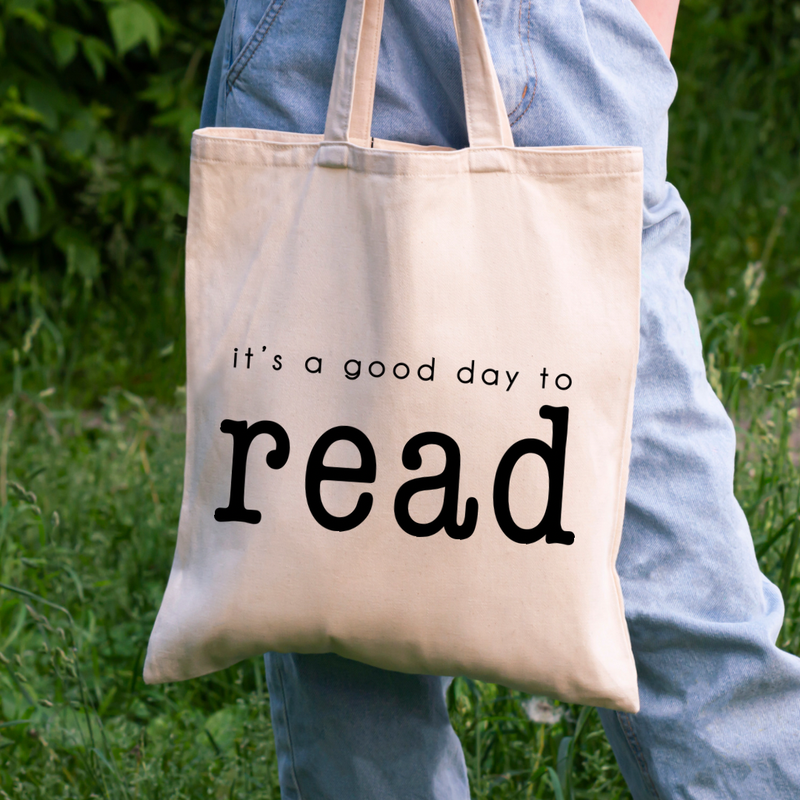 It’s a Good Day to Read Tote Bag Handmade