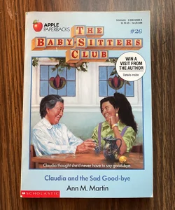 Claudia and the Sad Good-bye